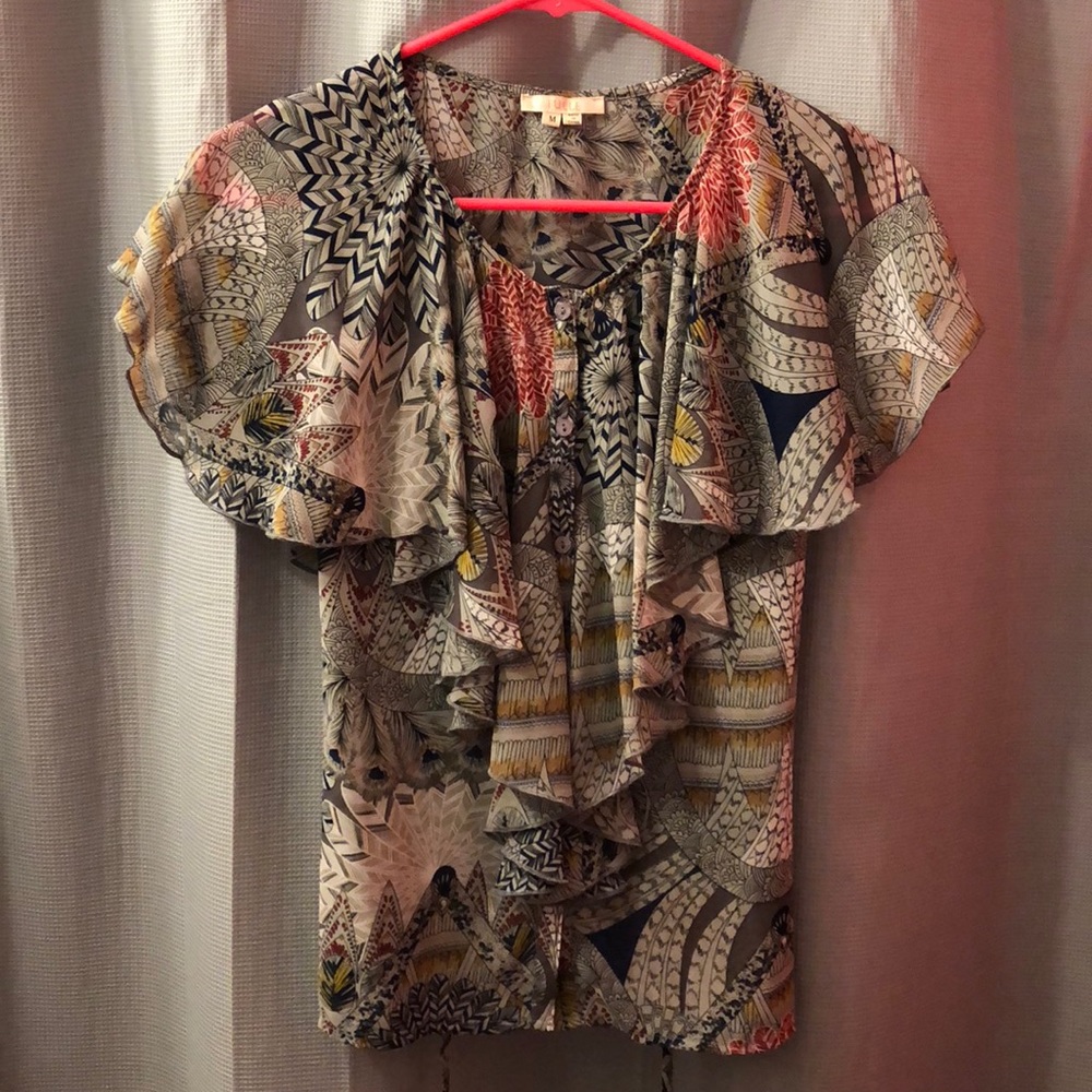 Sheer Tulle blouse
